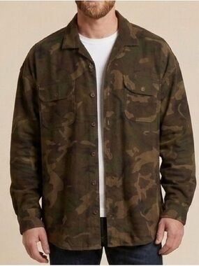 Wallace and Barnes Camo Shirt Jacket